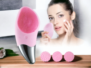 Brosse nettoyante pour le visage en silicone USB