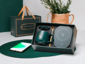 Ensemble de tasse à café céramique chauffe-tasse USB