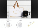 Ensemble de tasse à café céramique chauffe-tasse USB