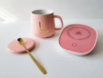 Ensemble de tasse à café céramique chauffe-tasse USB