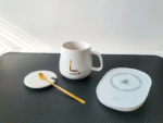 Ensemble de tasse à café céramique chauffe-tasse USB
